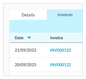 Accessible Invoices