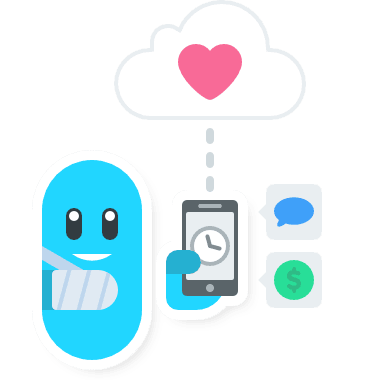 A Patient Receiving an Appointment Reminder and Making a Payment