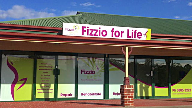 Fizzio For Life Shopfront
