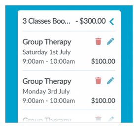 Multiple Class Bookings